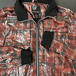 Five Elementz Plaid Jacket Men's Size XL Vintage Preppy Dadcore Sequence